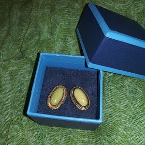 Vintage navajo signed  Sterling silver moonstone